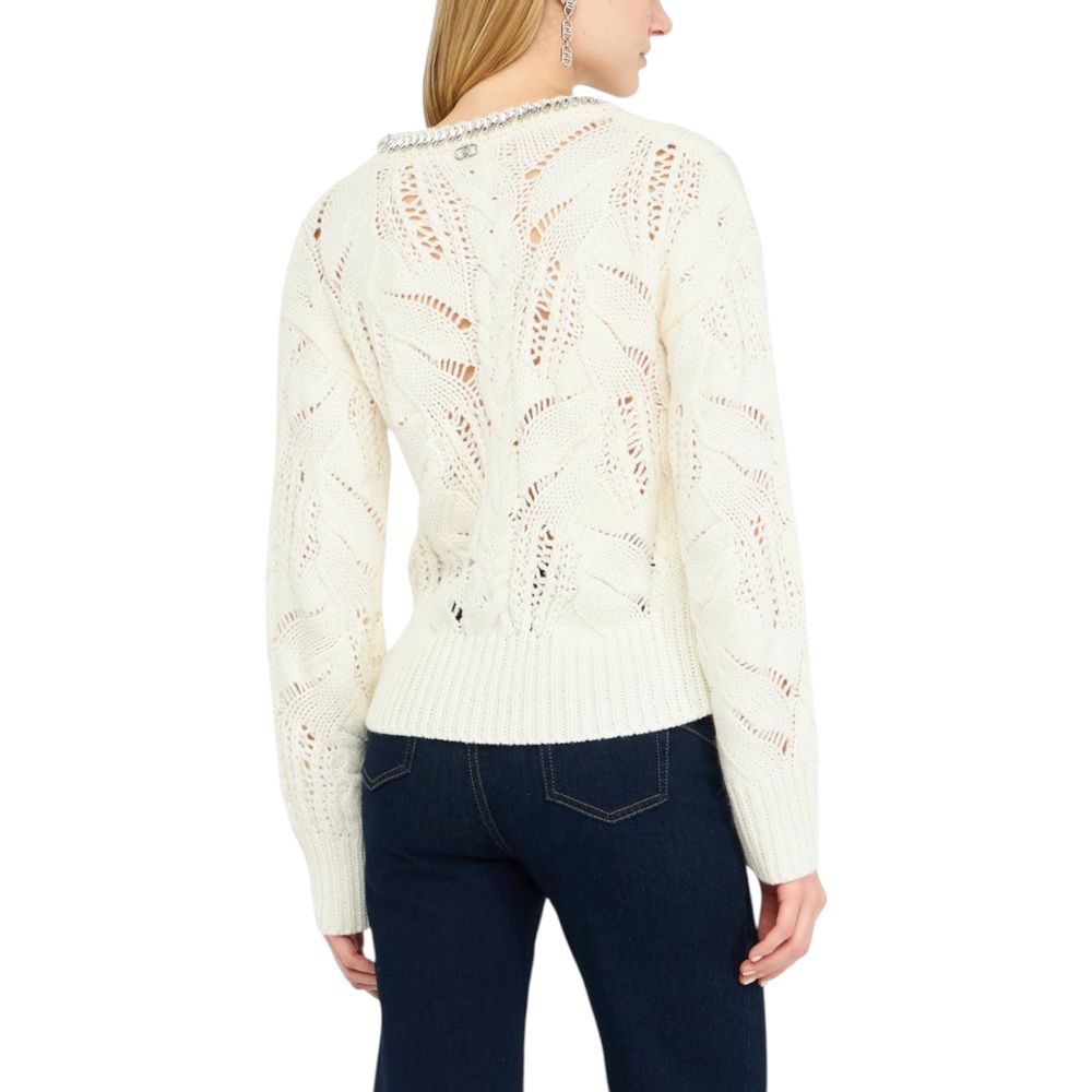 Liu Jo White Marabou Sweatshirt | Regal Royce
