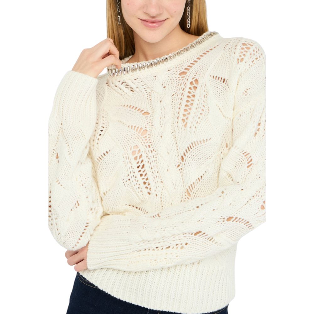 Liu Jo White Marabou Sweatshirt | Regal Royce