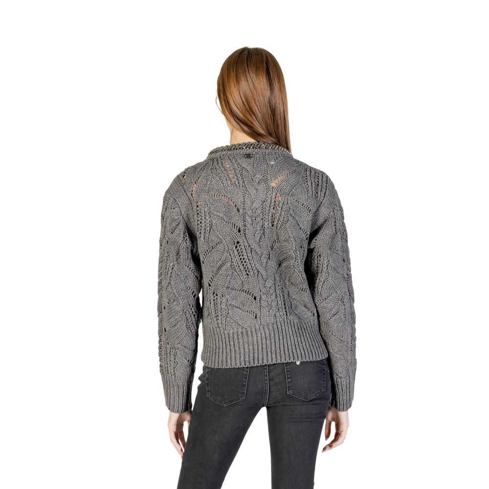 Liu Jo Gray Marabou Sweatshirt | Regal Royce