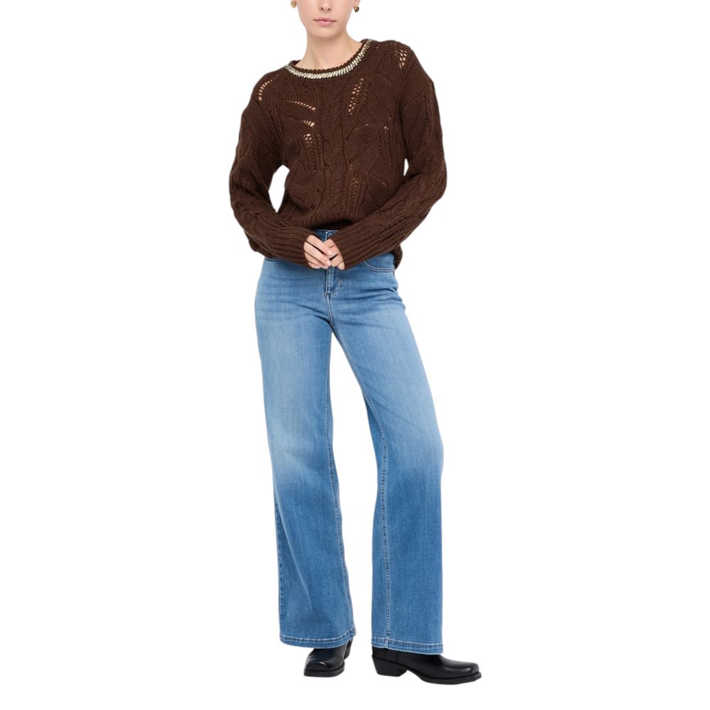 Liu Jo Brown Marabou Sweatshirt | Regal Royce