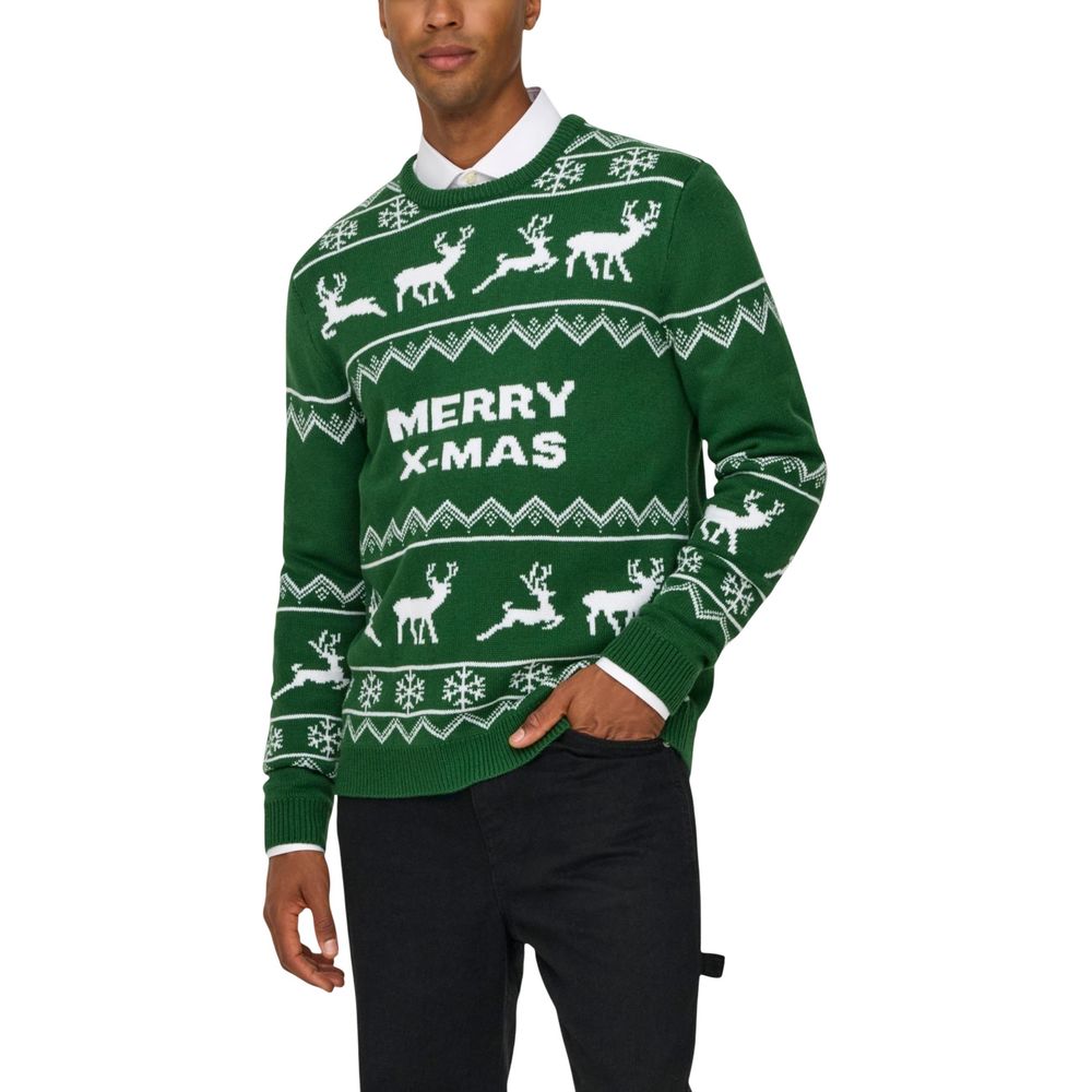 Only & Sons Bicolor Marabou Sweatshirt | Regal Royce