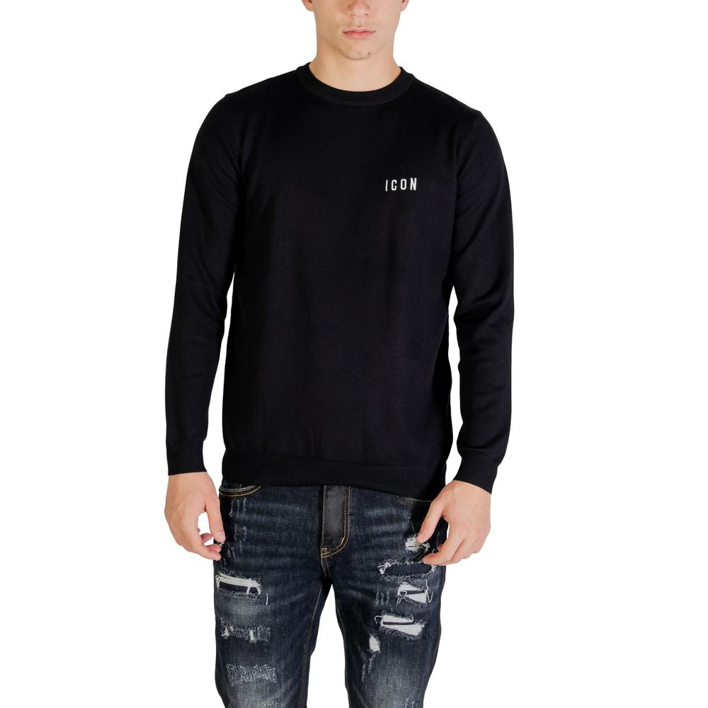 Icon Black Viscose Sweatshirt | Regal Royce