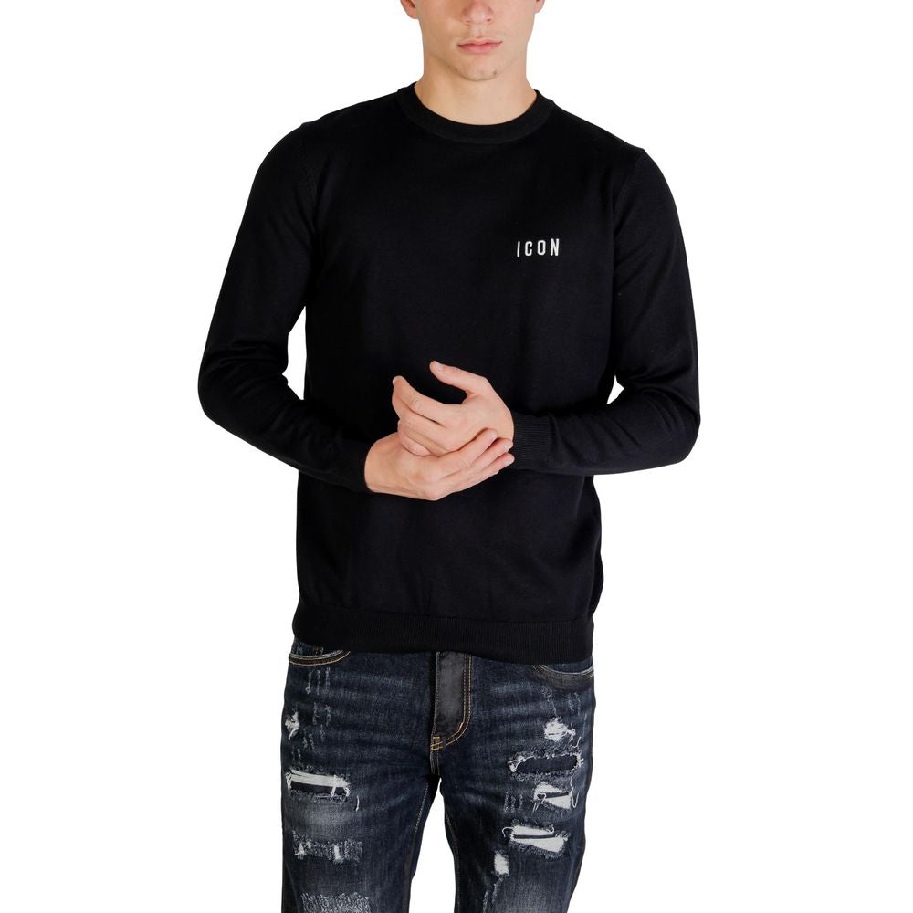 Icon Black Viscose Sweatshirt | Regal Royce