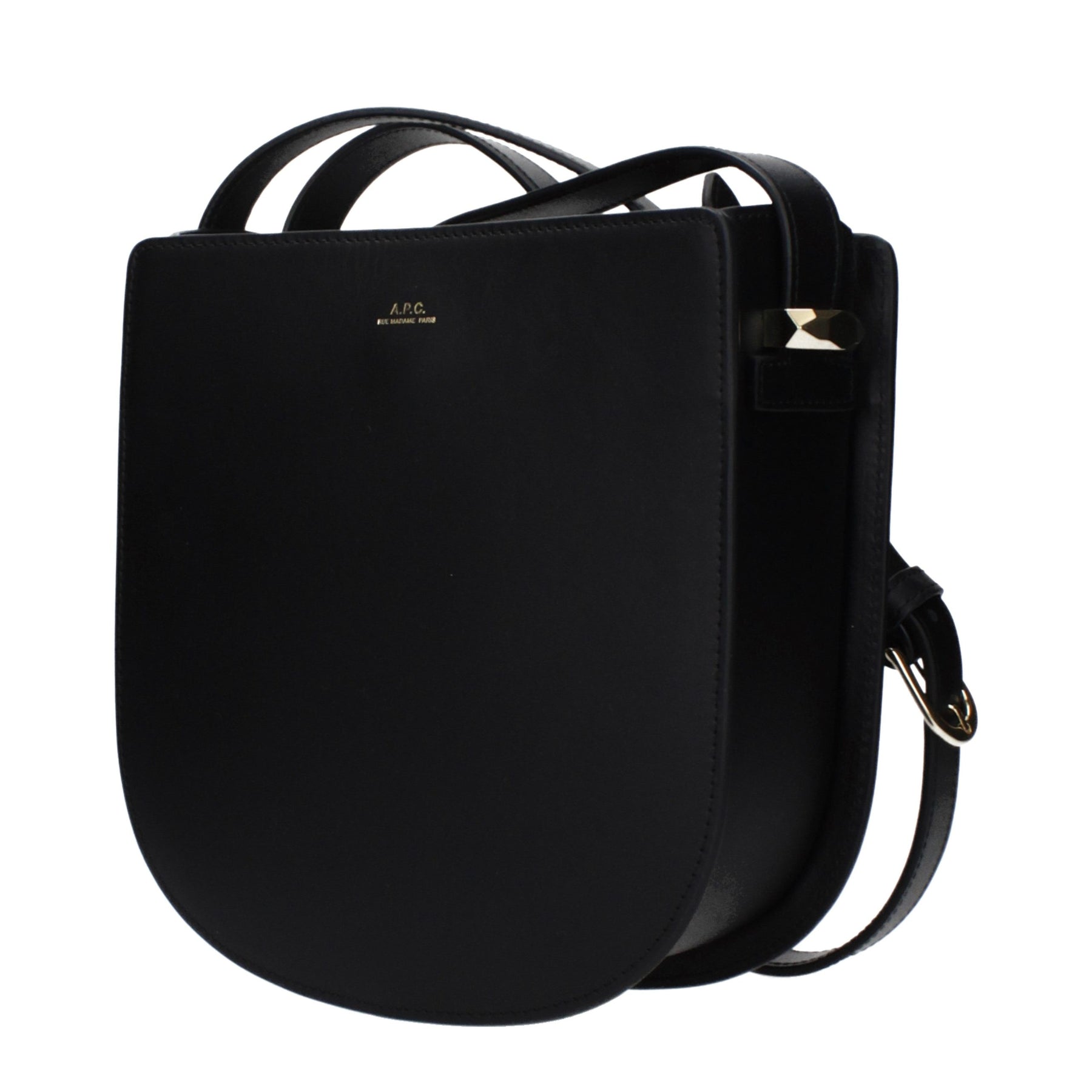 A.P.C. Black Leather Crossbody Bag | Regal Royce