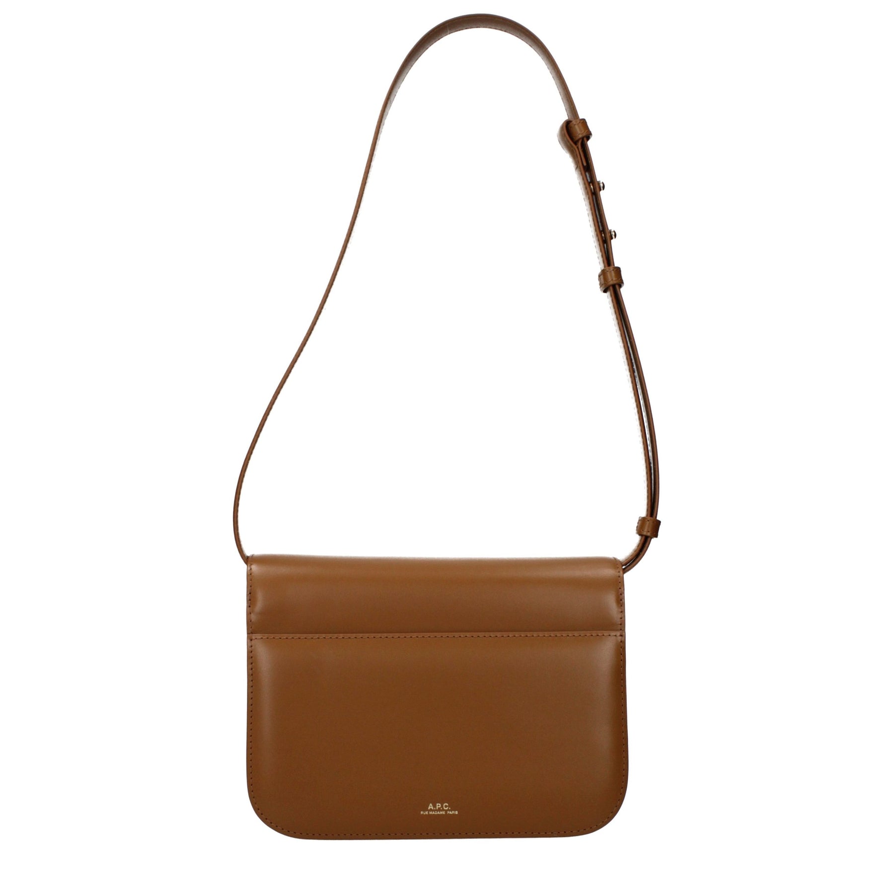 A.P.C. Brown Leather Shoulder Bag | Regal Royce