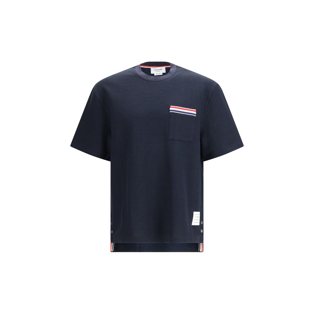 Thom Browne Blue Cotton T-Shirt | Regal Royce