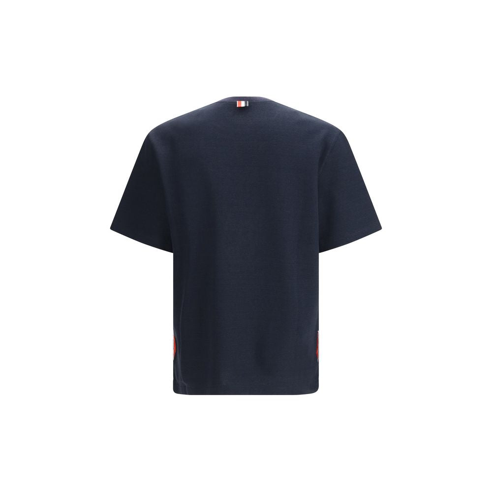 Thom Browne Blue Cotton T-Shirt | Regal Royce
