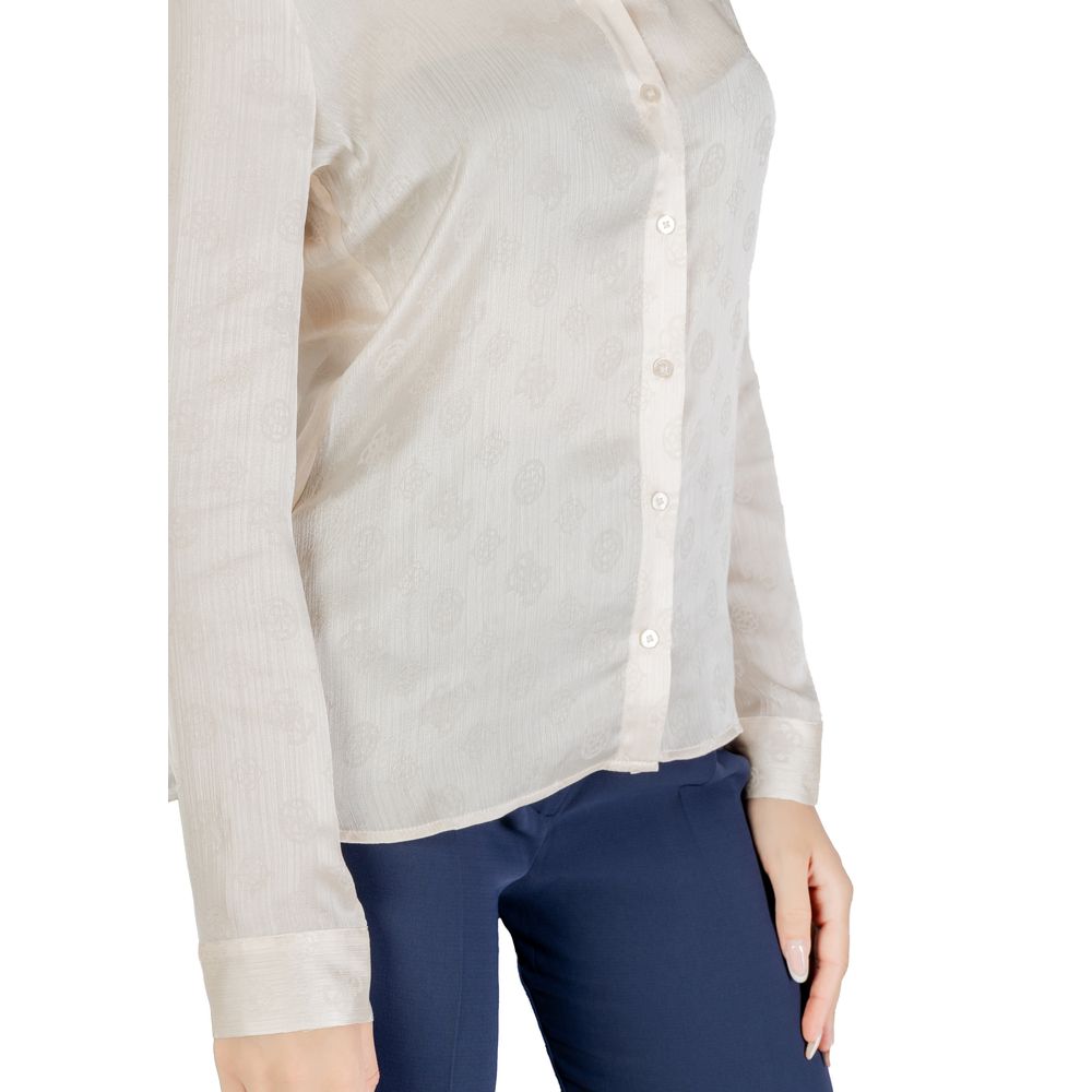 Guess Beige Polyester Blouse | Regal Royce