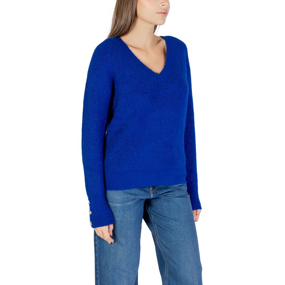 Morgan De Toi Blue Polyester Sweatshirt | Regal Royce