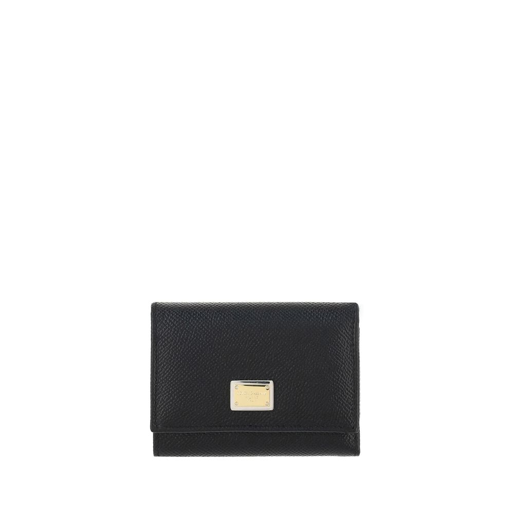 Dolce & Gabbana Black Calf Leather Bos Taurus Wallet | Regal Royce