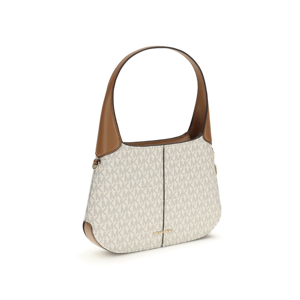 Michael Kors Beige Cotton Shoulder Bag | Regal Royce