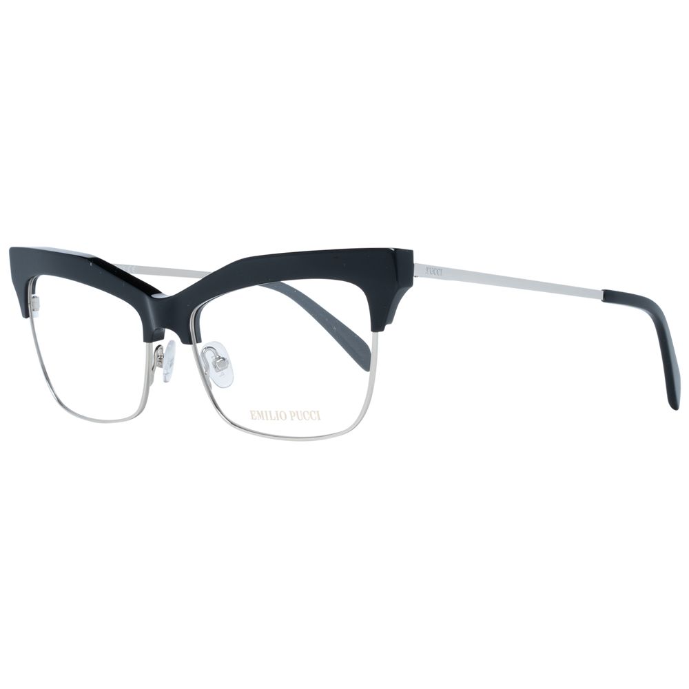 Emilio Pucci Black Metal & Plastic Glasses (Frames) | Regal Royce