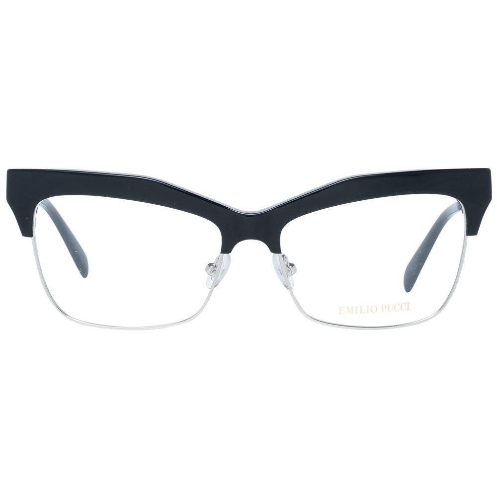 Emilio Pucci Black Metal & Plastic Glasses (Frames) | Regal Royce