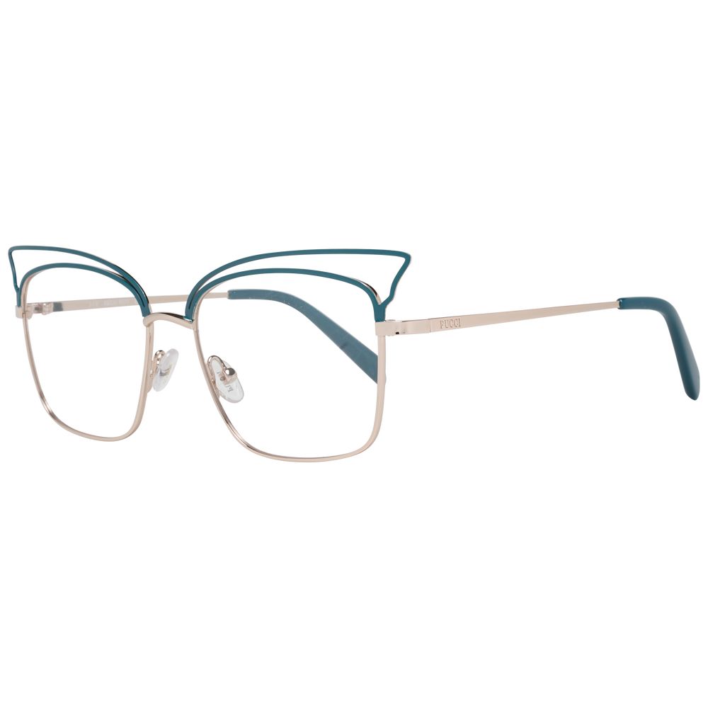 Emilio Pucci Turquoise Metal Glasses (Frames) | Regal Royce