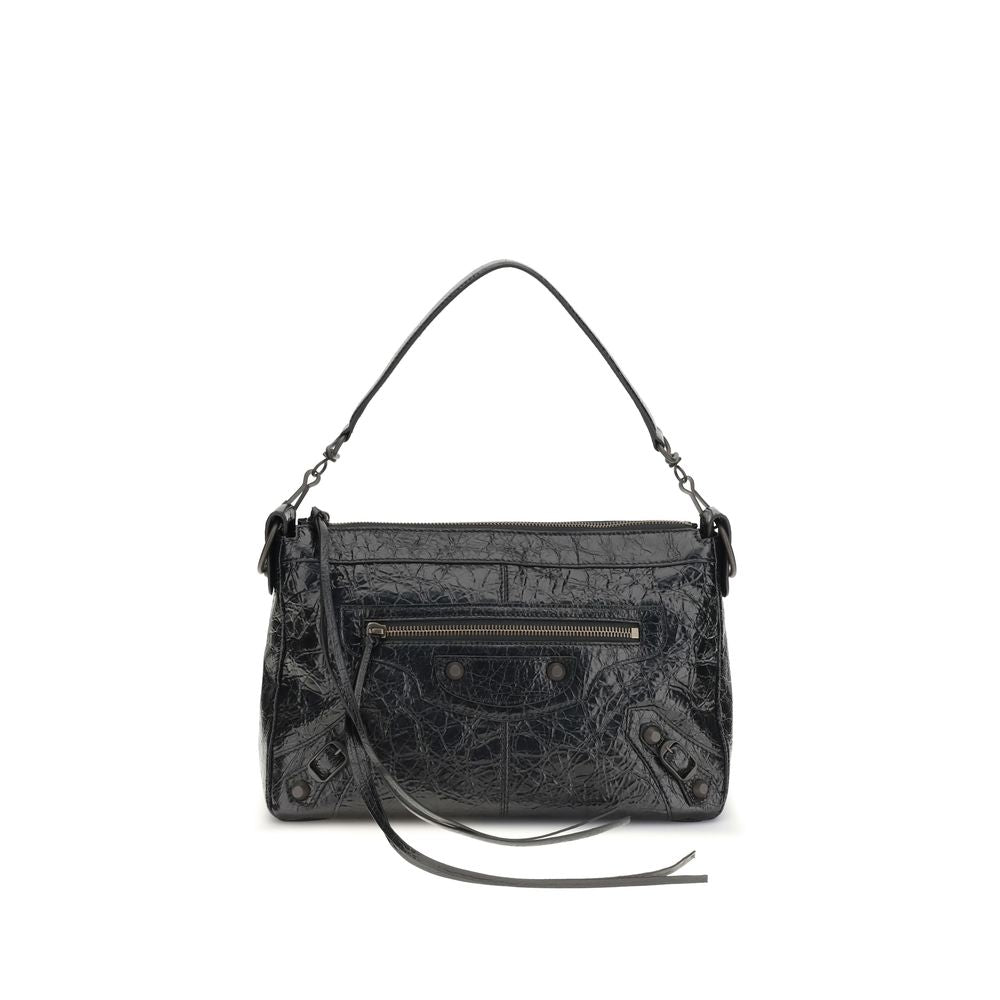 Balenciaga Black Lamb Ovis Aries Aries Shoulder Bag | Regal Royce