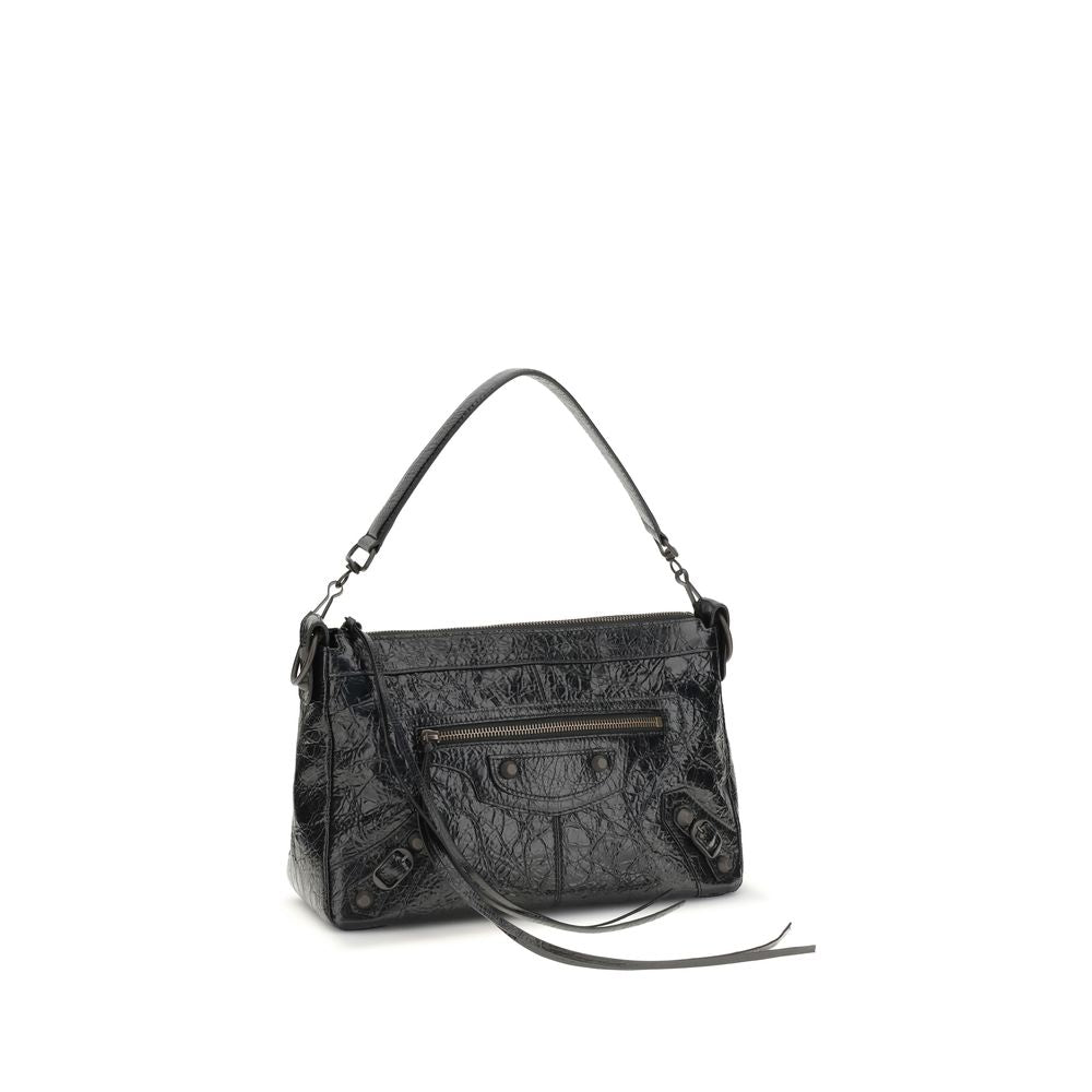 Balenciaga Black Lamb Ovis Aries Aries Shoulder Bag | Regal Royce