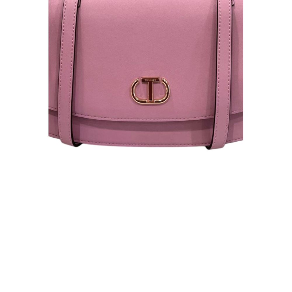 Twinset Pink PU Women Shoulder Bag | Regal Royce