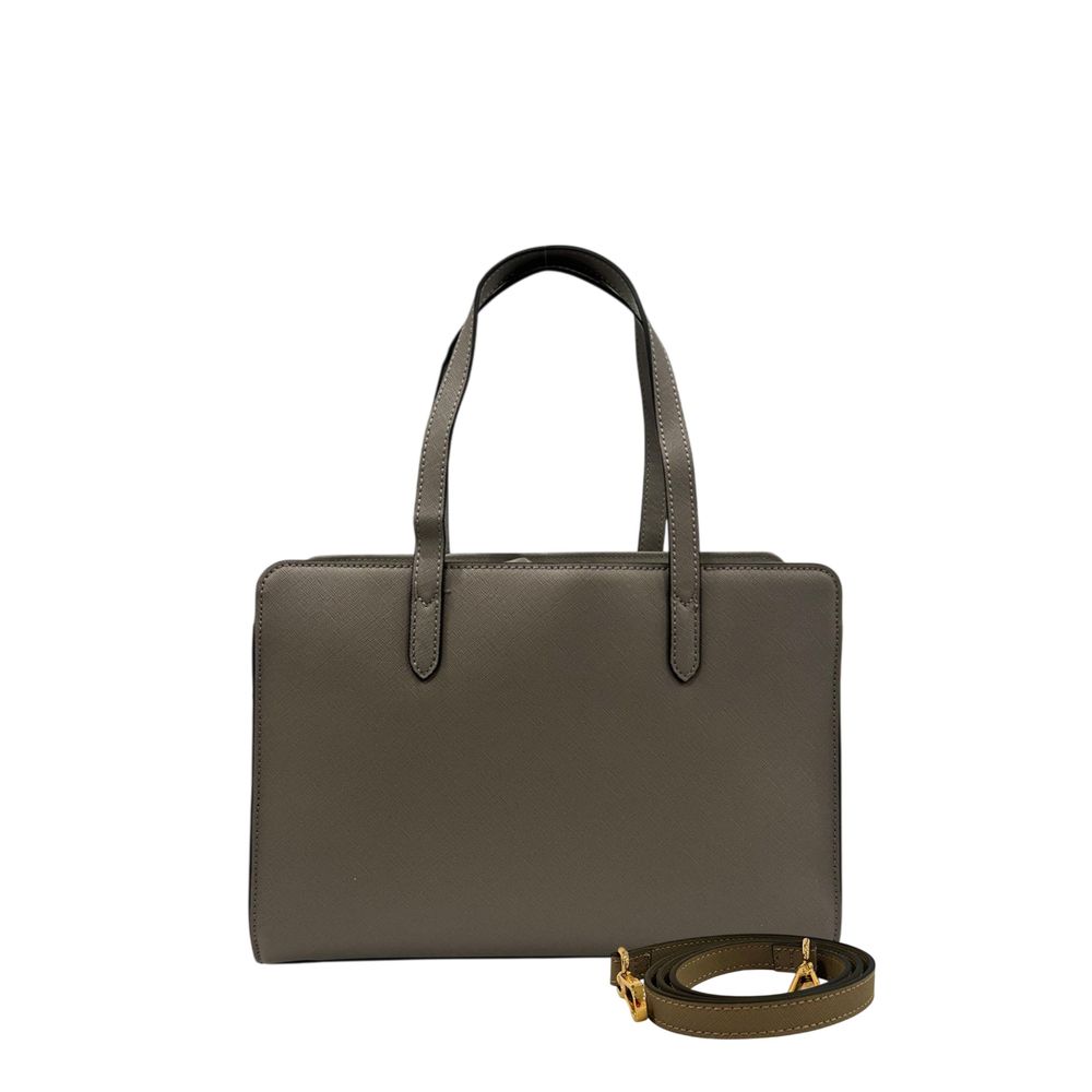 Twinset Grey PU Women Shoulder Bag | Regal Royce