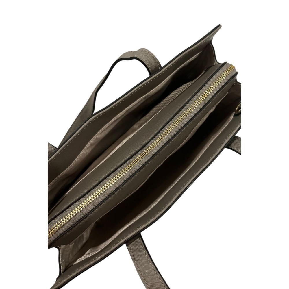 Twinset Grey PU Women Shoulder Bag | Regal Royce