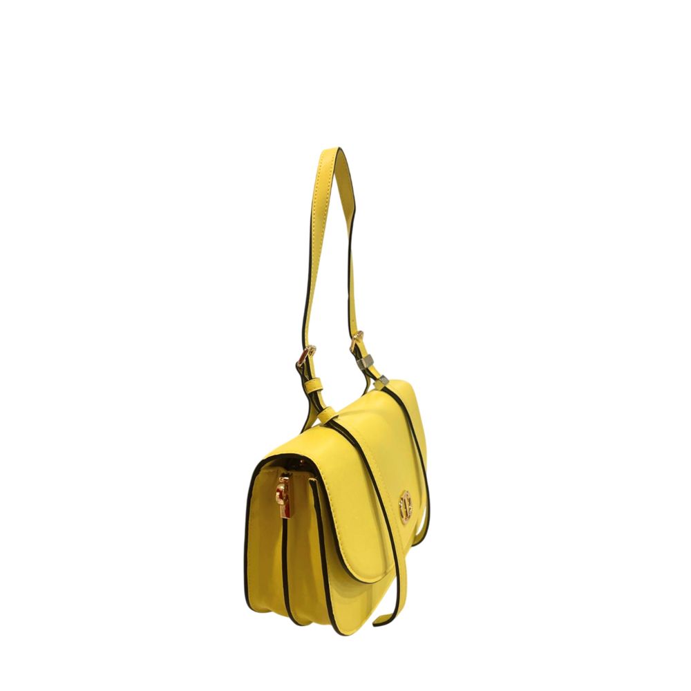 Twinset Yellow PU Women Shoulder Bag | Regal Royce