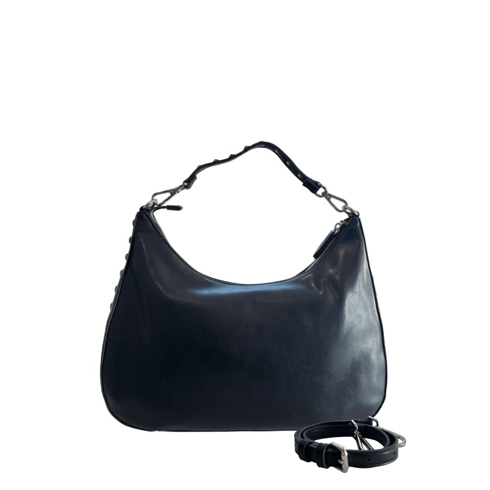 Twinset Black PU Women Shoulder Bag | Regal Royce