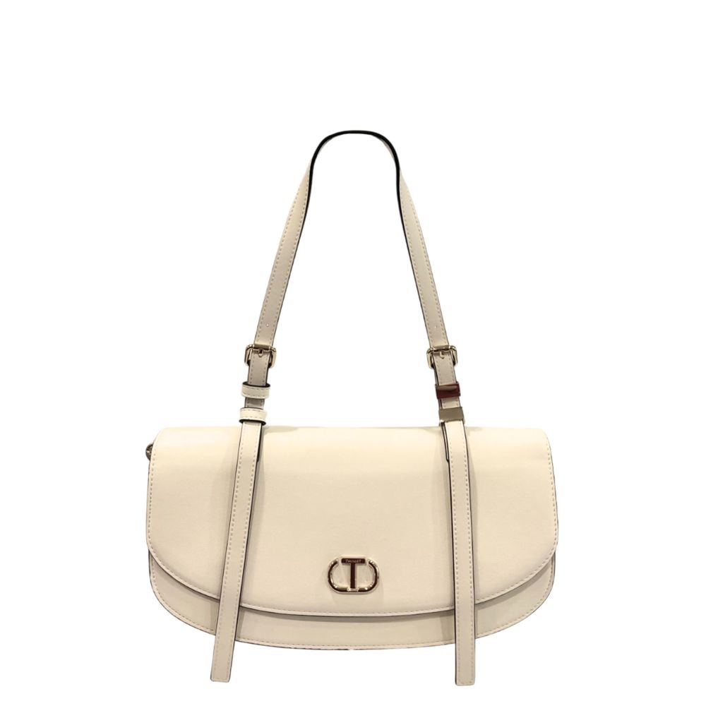 Twinset White PU Women Shoulder Bag | Regal Royce