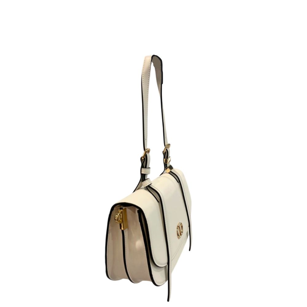 Twinset White PU Women Shoulder Bag | Regal Royce