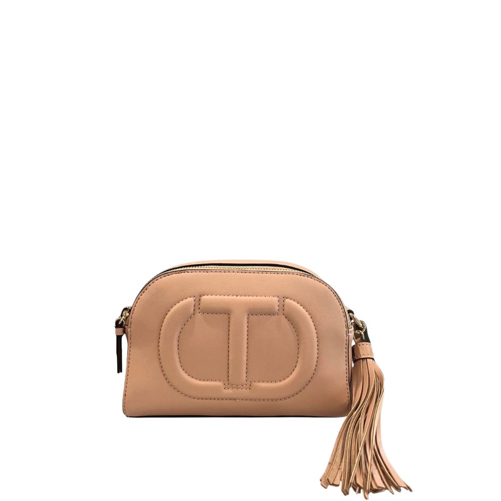 Twinset Pink Faux Leather Women Crossbody | Regal Royce