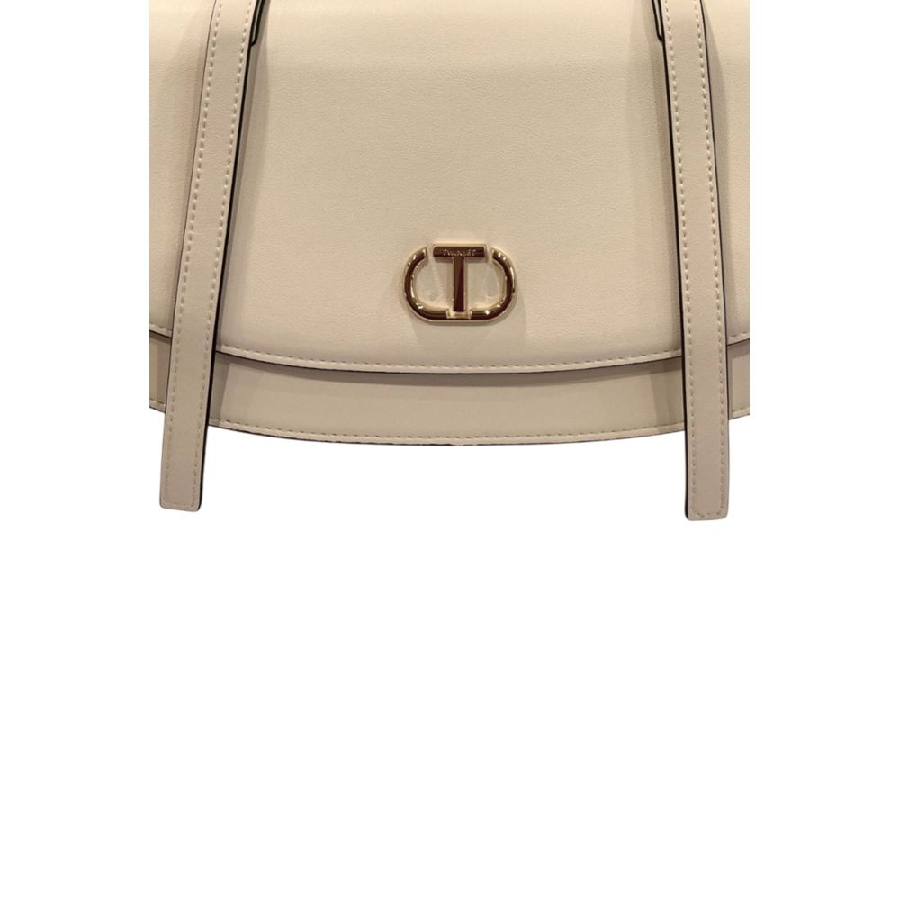 Twinset White PU Women Shoulder Bag | Regal Royce