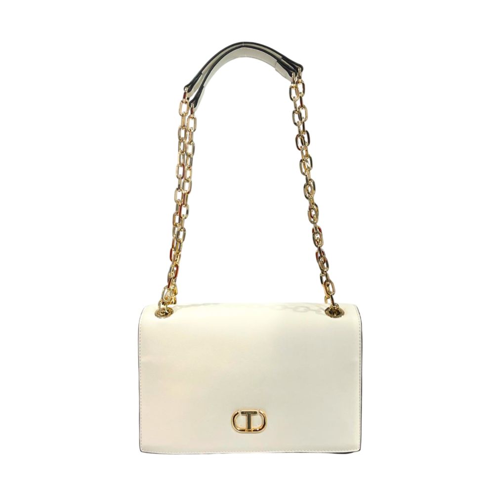 Twinset White PU Women Crossbody | Regal Royce