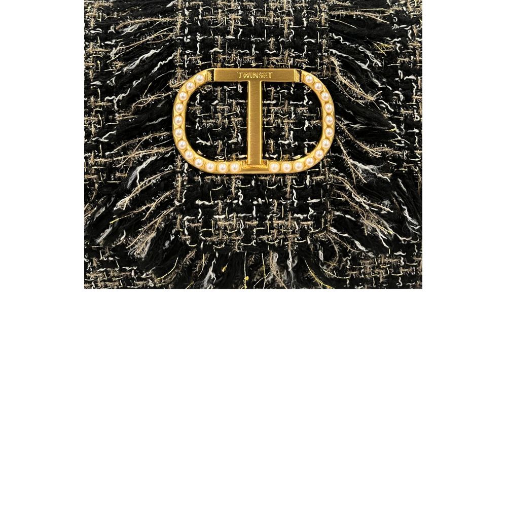 Twinset Black PU Women Shoulder Bag | Regal Royce