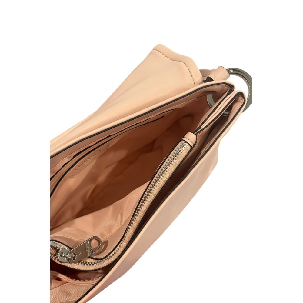 Twinset Pink Polyurethane Women Shoulder Bag | Regal Royce