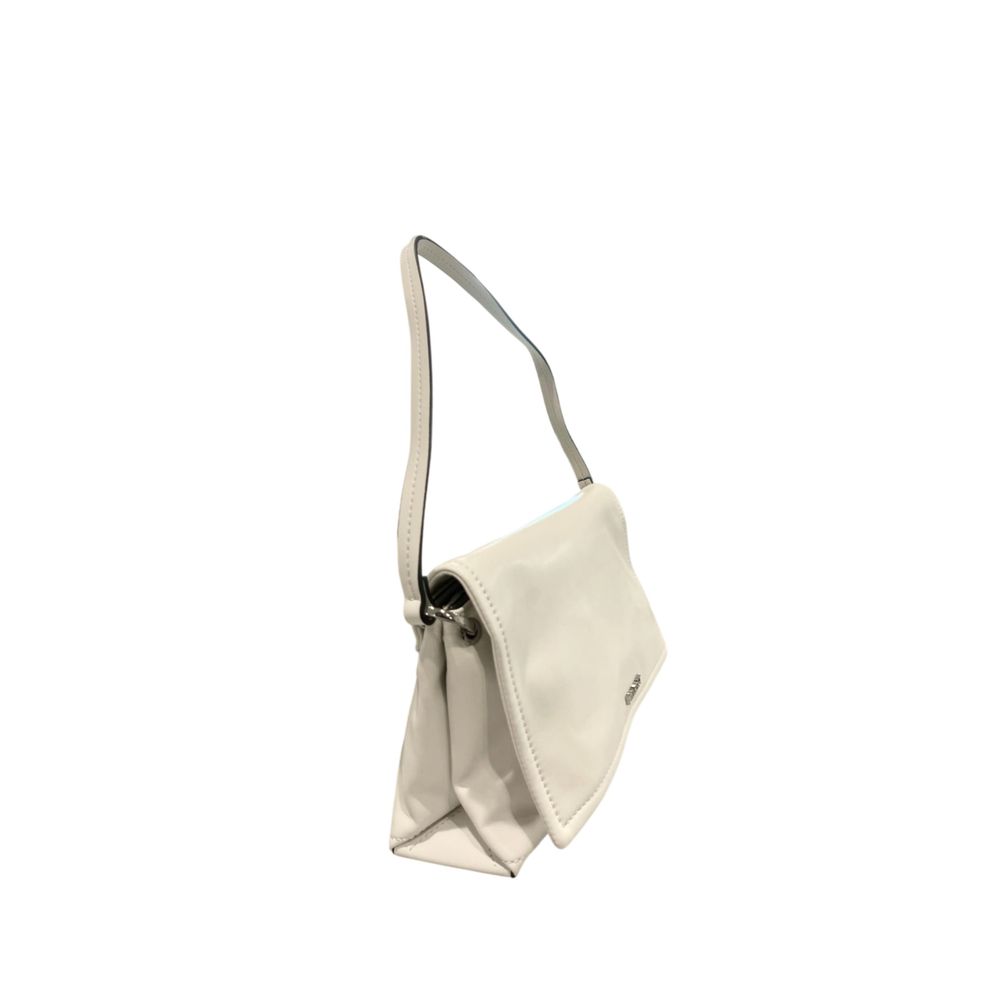 Twinset White PU Women Shoulder Bag | Regal Royce