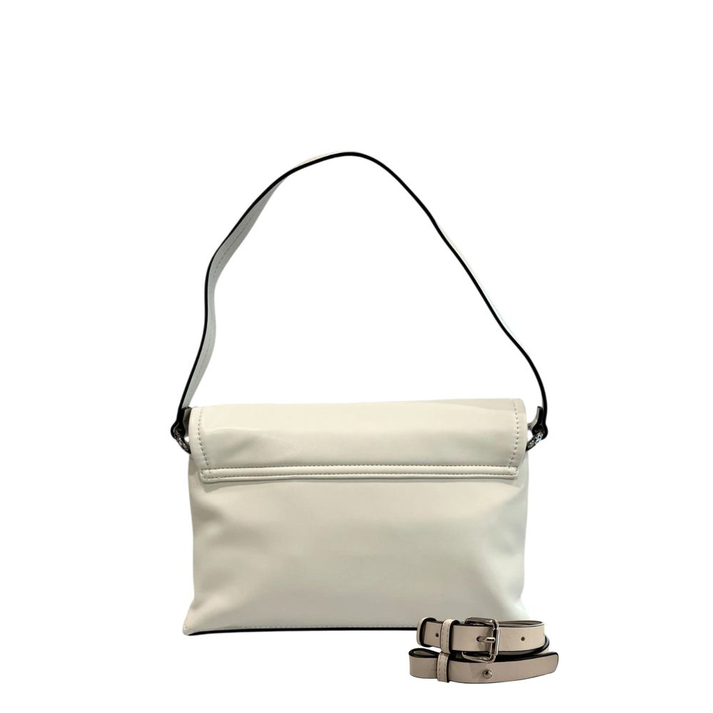 Twinset White PU Women Shoulder Bag | Regal Royce