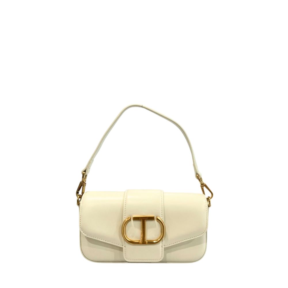 Twinset White Polyethylene Clutch Bag | Regal Royce