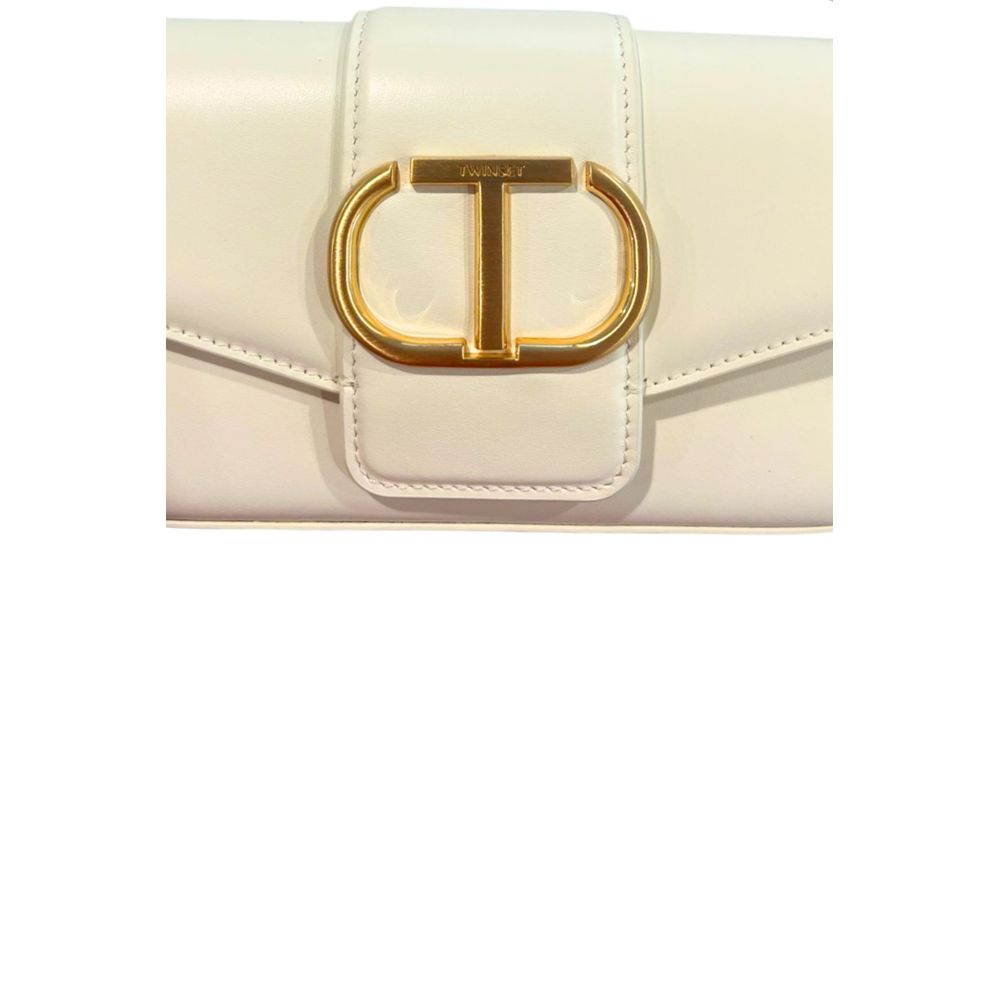 Twinset White Polyethylene Clutch Bag | Regal Royce