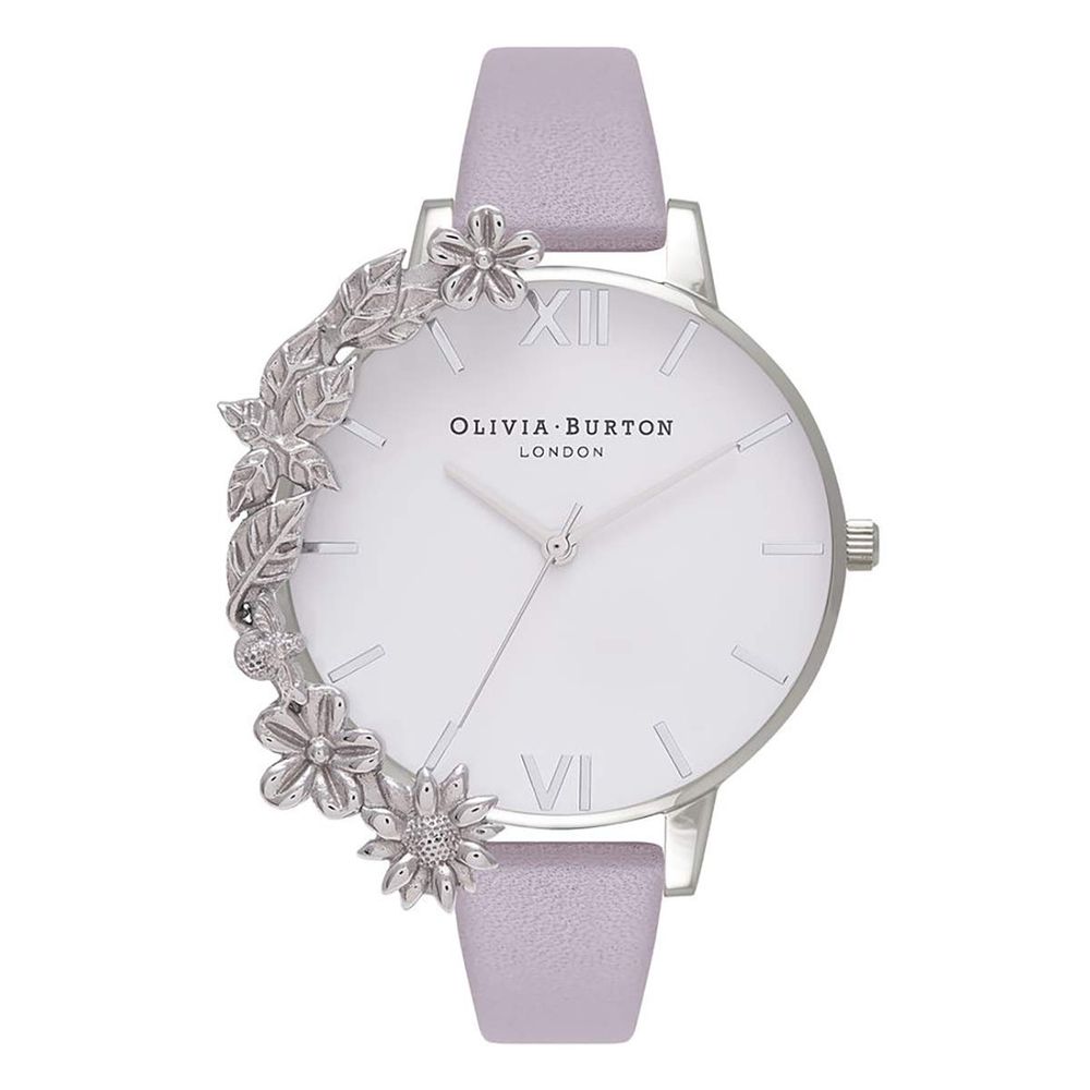 Olivia Burton Purple Artificial Leather Dress Watch | Regal Royce