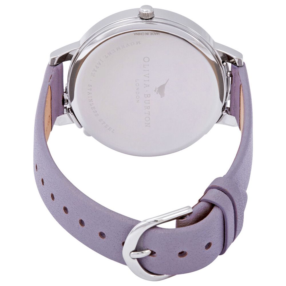 Olivia Burton Purple Artificial Leather Dress Watch | Regal Royce