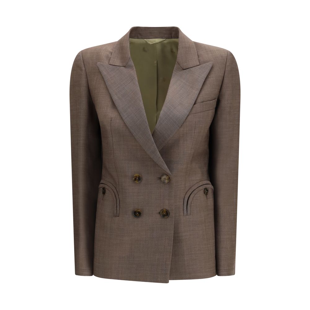 Blazé Milano Brown Wool Blazer | Regal Royce