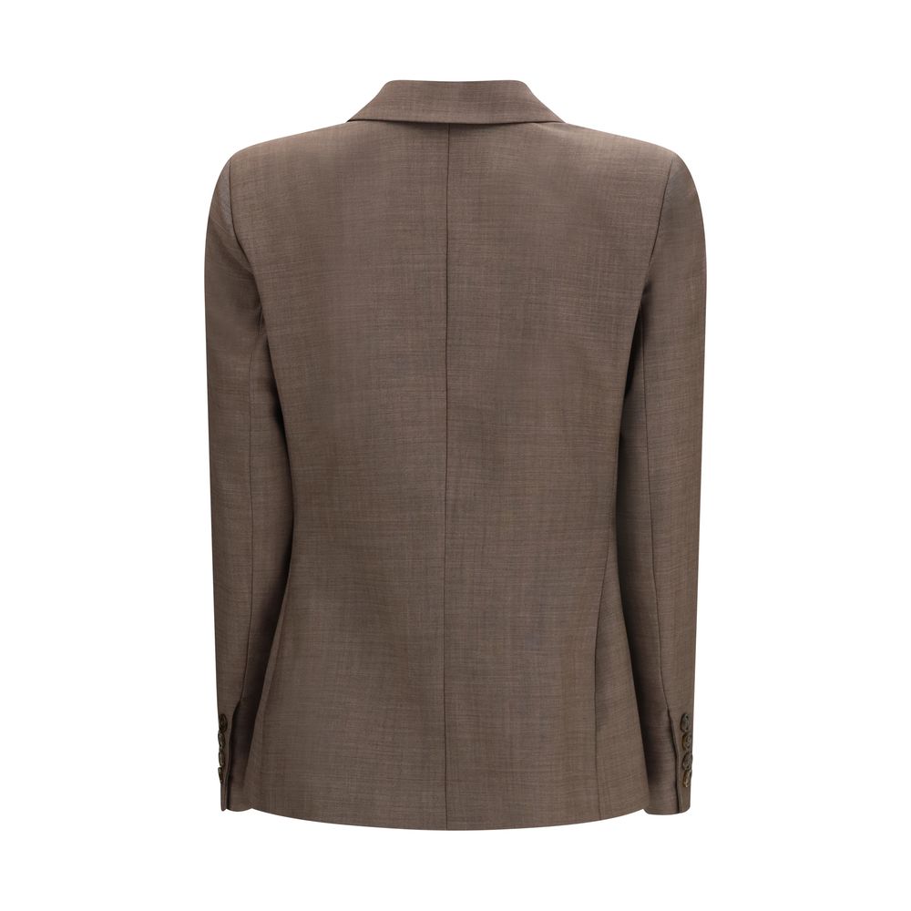Blazé Milano Brown Wool Blazer | Regal Royce