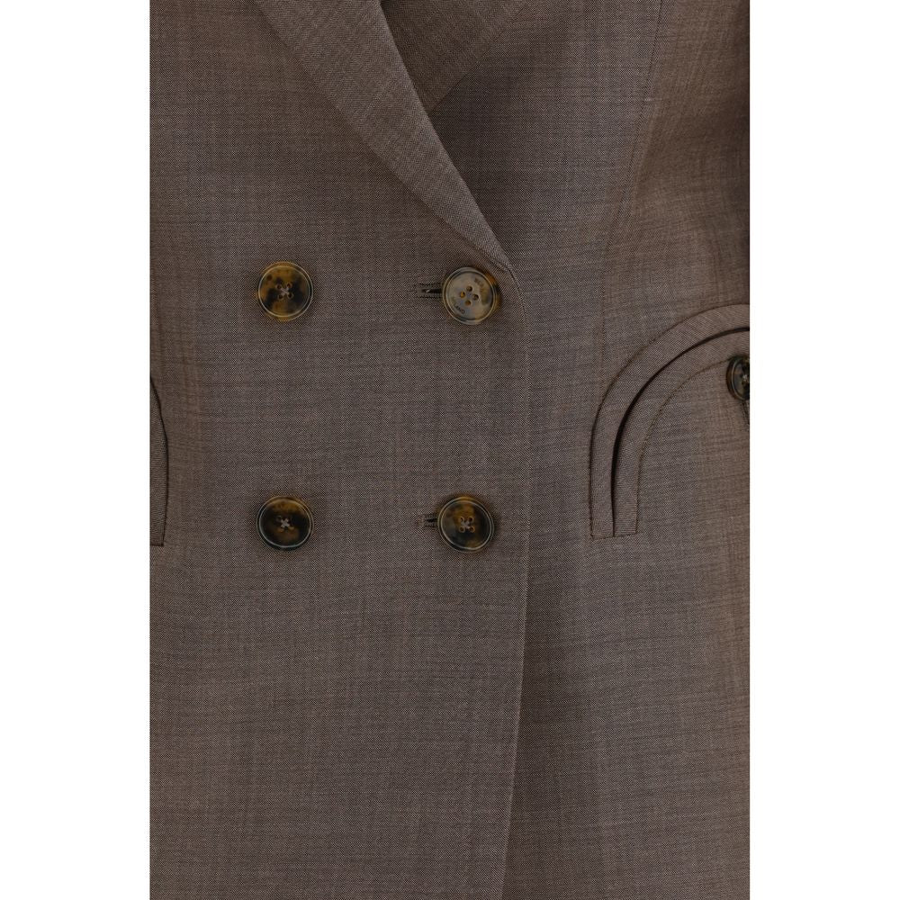 Blazé Milano Brown Wool Blazer | Regal Royce