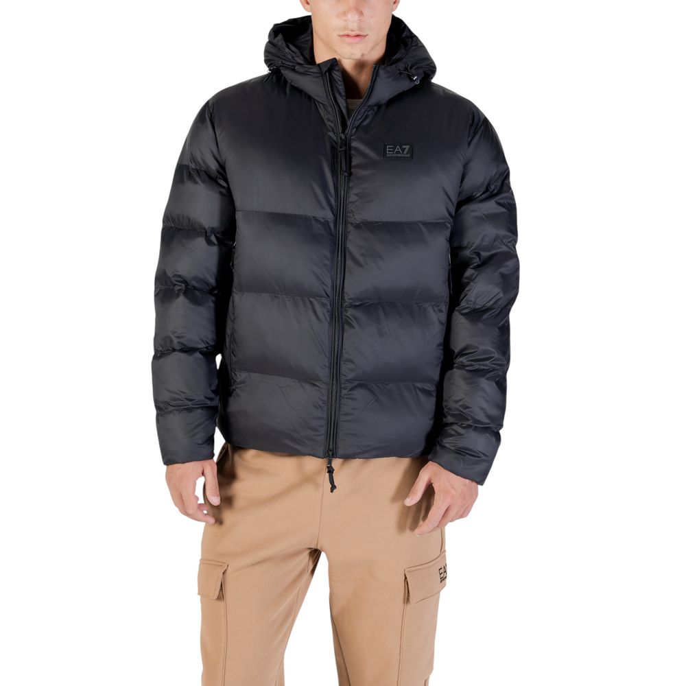 EA7 Emporio Armani Black Polyamide Bomber | Regal Royce