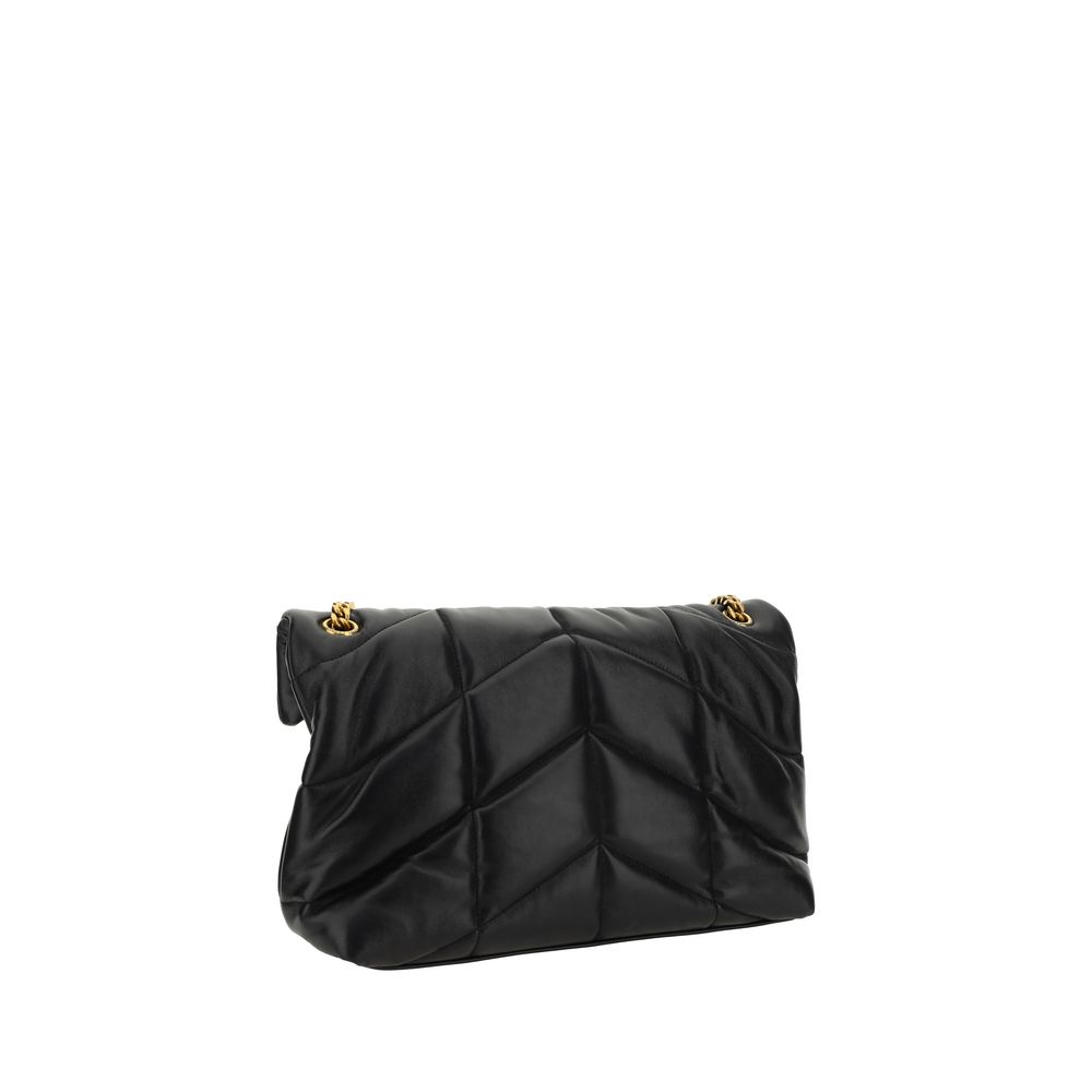 Saint Laurent Black Lamb Leather Shoulder Bag | Regal Royce