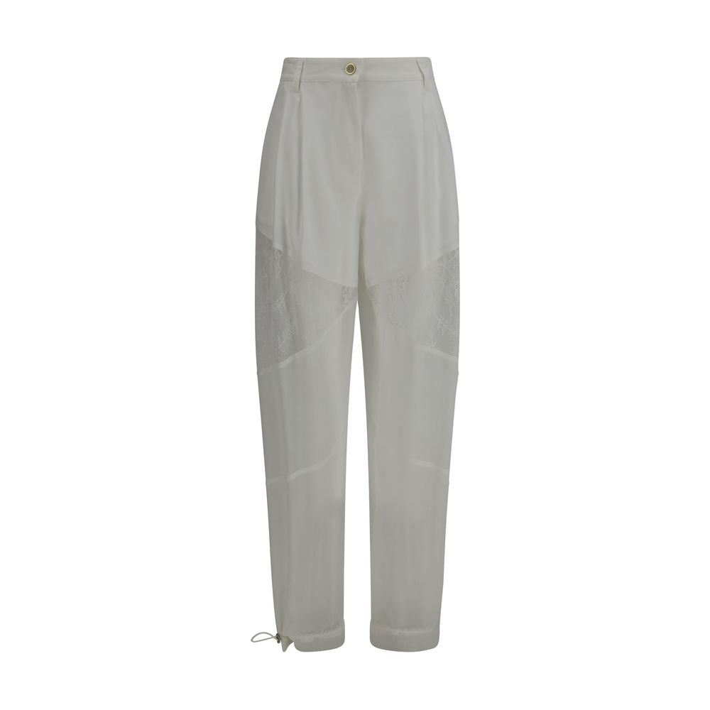 PINKO White Polyester Casual Pants | Regal Royce