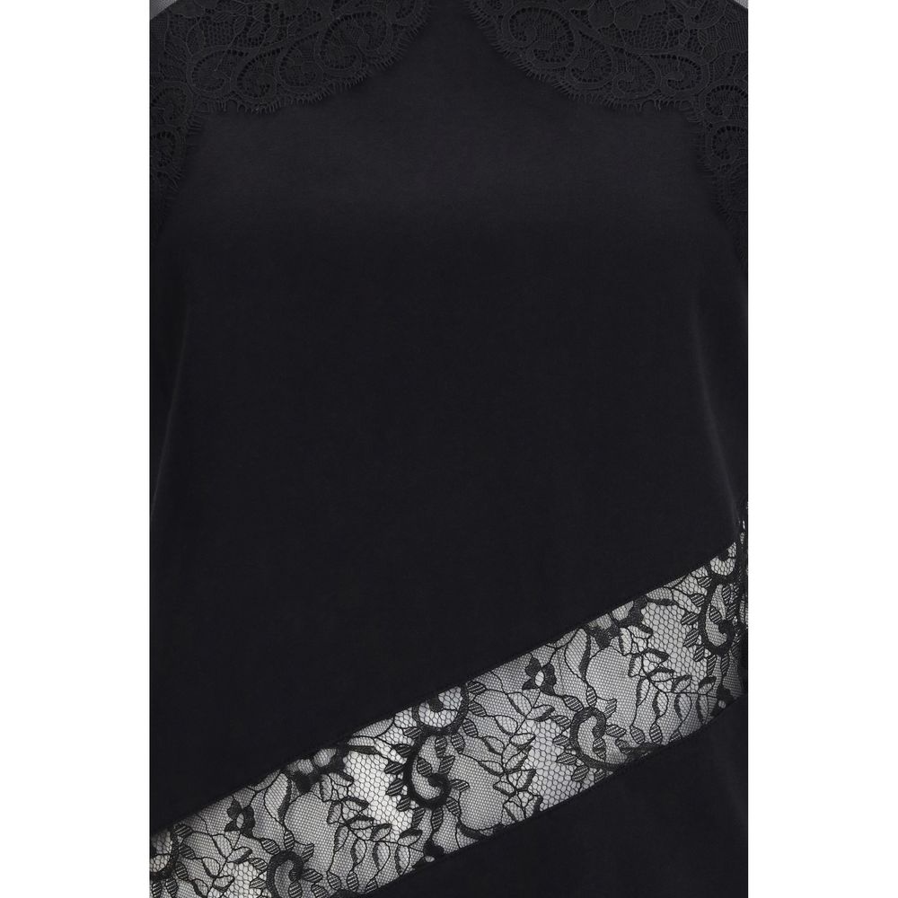 PINKO Black Cotton Top | Regal Royce