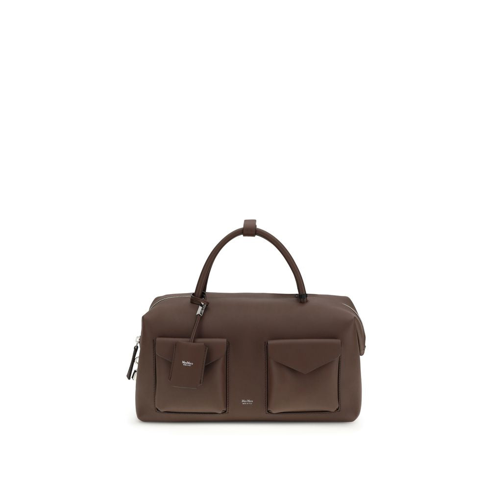 Max Mara Brown Calf Leather Bos Taurus Handbag | Regal Royce