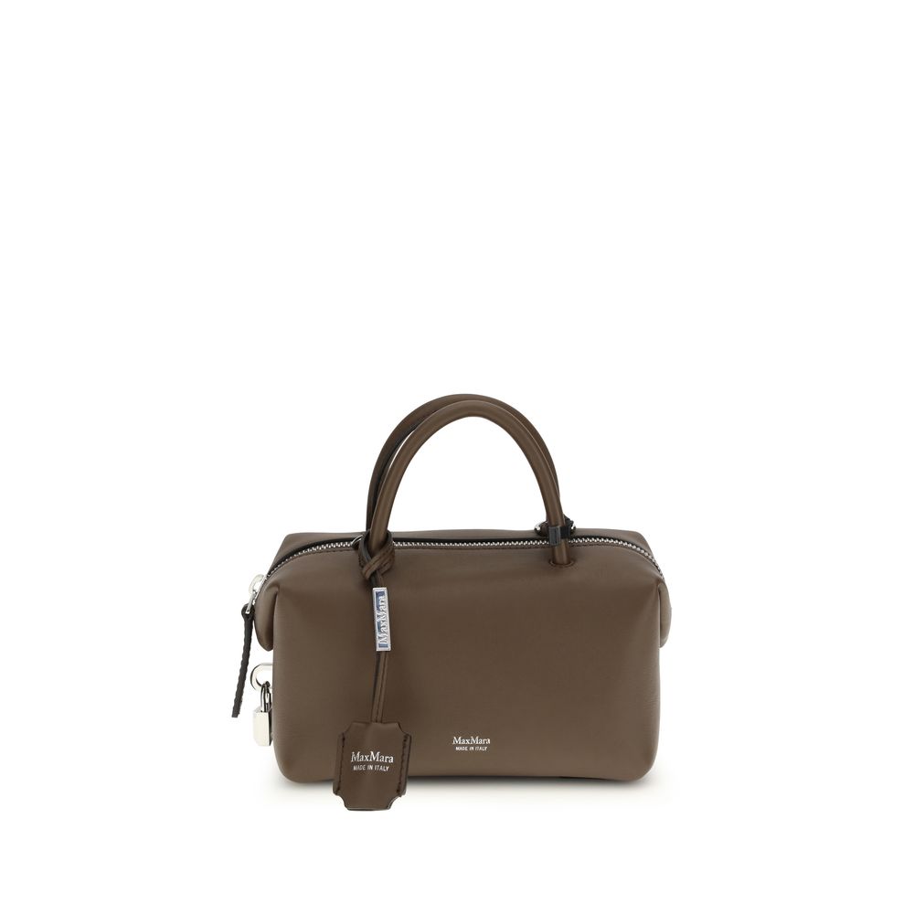 Max Mara Brown Calf Leather Bos Taurus Handbag | Regal Royce