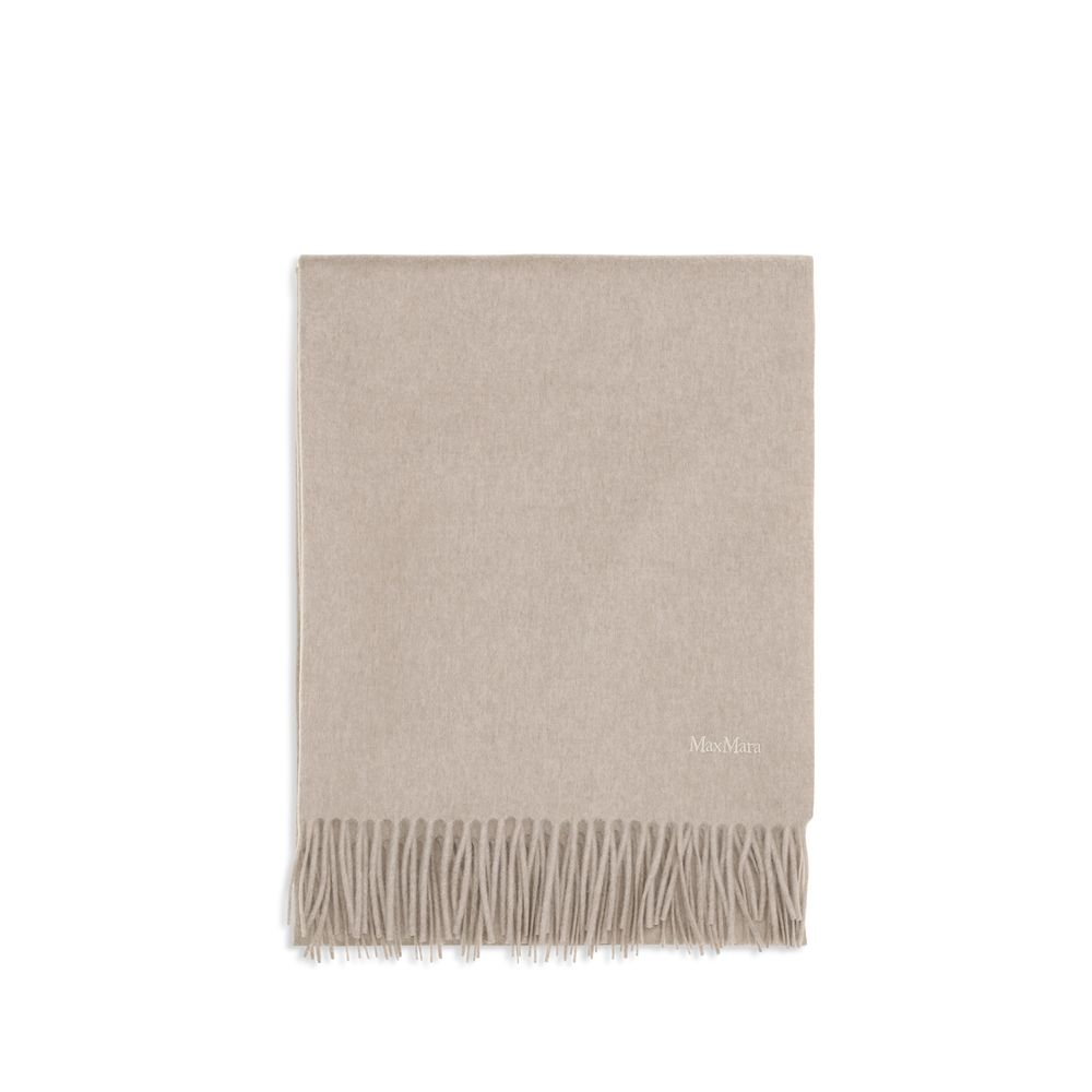 Max Mara Beige Cashmere Scarf | Regal Royce