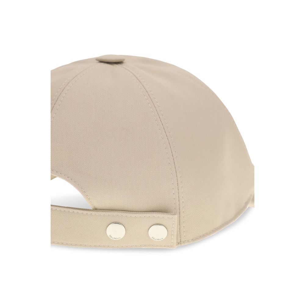 Max Mara Beige Cotton Cap (Baseball Hat) | Regal Royce