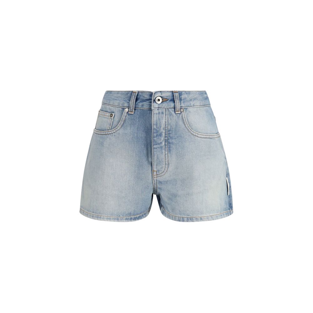 Off-White Blue Denim Shorts | Regal Royce